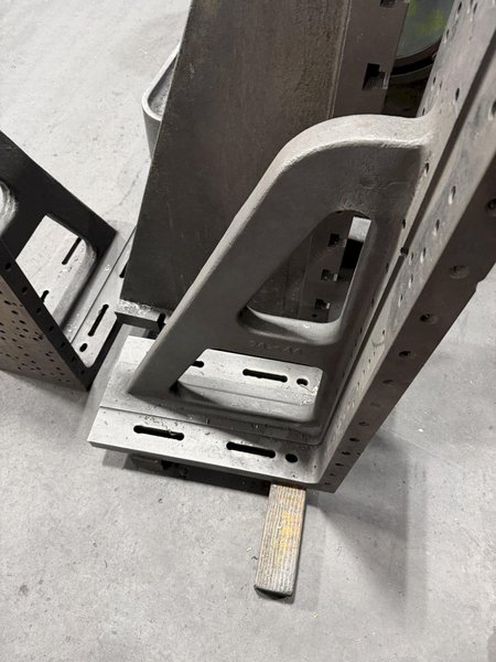 12" WIDE X 42" TALL X 24" DEEP DRILLED &amp; TAPPED ANGLE PLATE SET. STOCK # 0222626