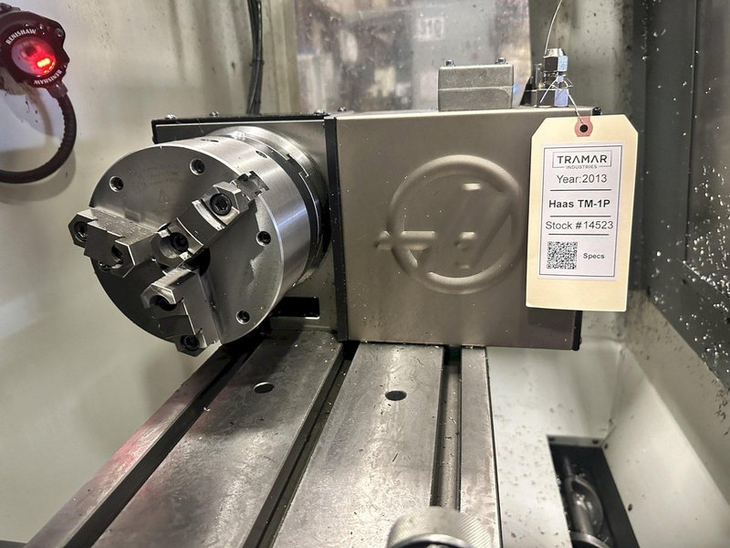 Haas TM-1P with 4th Axis Used CNC Vertical Machining Center For Sale - 2013