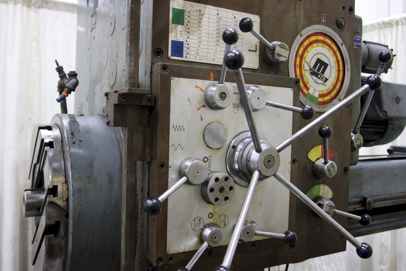 3-1/2&quot; SHIBAURA MODEL #BFT9 HORIZONTAL TABLE TYPE BORING MILL: STOCK #53154