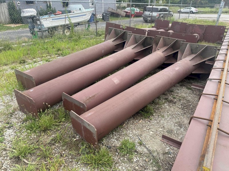 10 TON x 360 FT LONG FREE-STANDING CRANE RUNWAY SYSTEM: RAIL, I-BEAMS, AND UPRIGHTS: YOBRO 25872