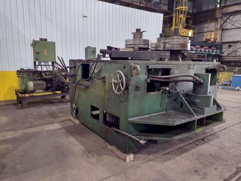 8" X 8" X 3/4" HAEUSLER MODEL #PHR-20VH HORIZONTAL &amp; VERTICAL HYDRAULIC PIPE &amp; ANGLE ROLL: STOCK #19133