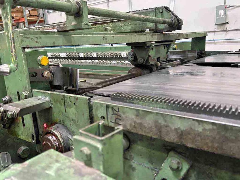 60" x 0.139" x 20,000# Rowe/Voss Cut To Length Line STOCK# 4294