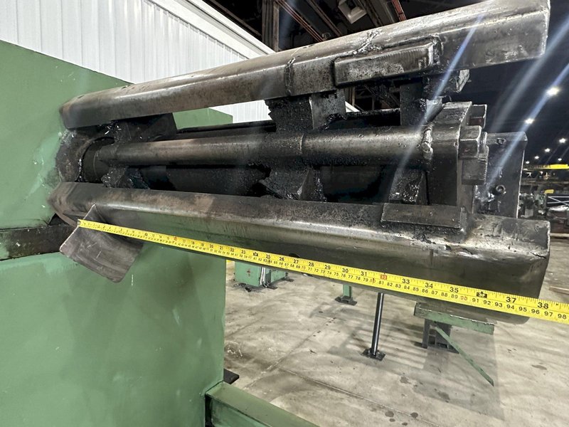 20,000 LB X 48" RED BUD RBI MODEL #RM48-20S COIL REEL UNCOILER &amp; CAR: STOCK #19764