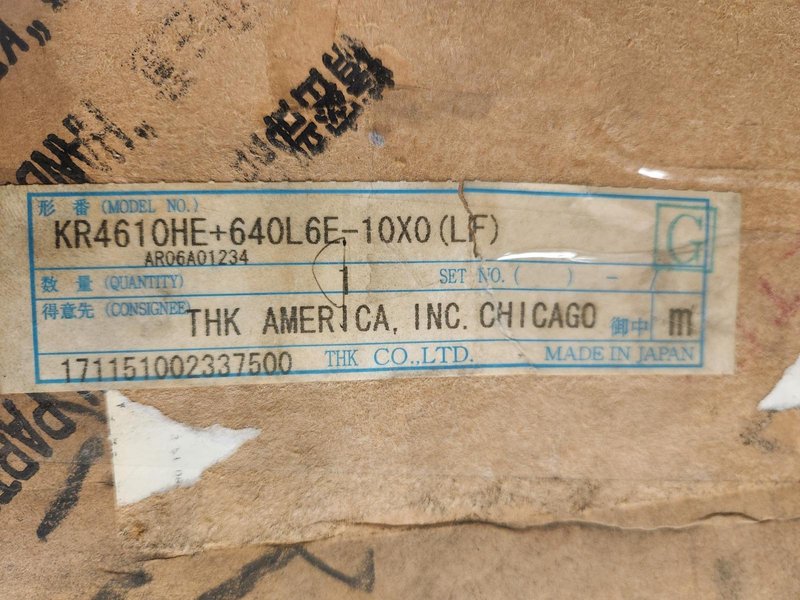 THK KR4610HE+640L6E-10X0-LF LINEAR BEARING ACTUATOR NEW IN BOX