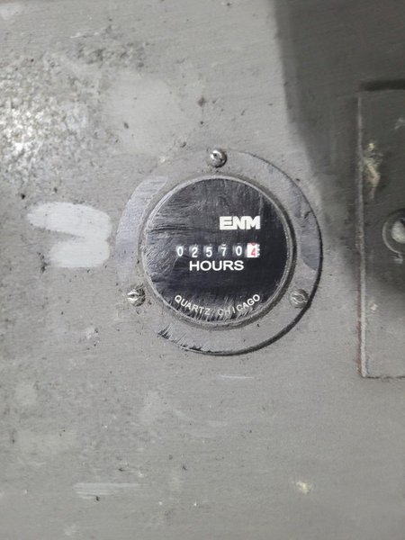 Pangborn 12 CU. Ft Model 12GN-6R Rubber Belt Tumble Barrel Blast Machine W/Parts Elevator. New-2002