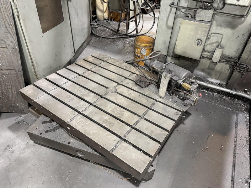 40" X 50" DEVLIEG AIR LIFT ROTARY TABLE. STOCK # 0221426
