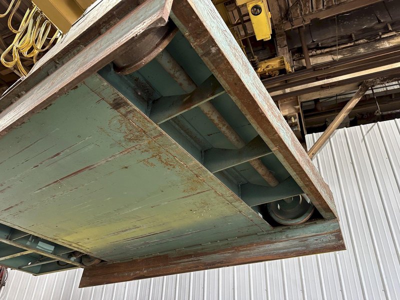 STAR ENGINEERING MODEL #S-3-7 HYDRAULIC POWERED RAIL TRANSFER CART WITH WINCH: STOCK #18491