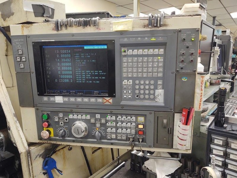 Okuma Model LB15ii "Big Bore" CNC Turning Center, S/N 2489, New Aug 1995.
