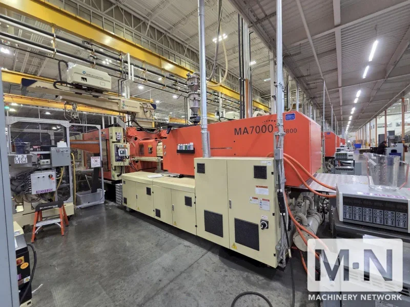 785 TON 118 OZ HAITIAN MODEL MA7000II INJECTION MOLDING MACHINE MFG 2016