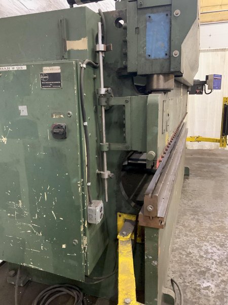 120 TON X 12' ATLANTIC MODEL HDE120-12 HYDRAULIC PRESS BRAKE: STOCK #80880