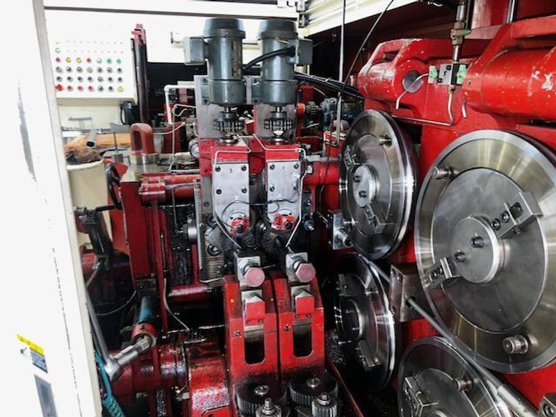 Asahi Okuma Model AOT-16B Two Die Two Blow Heading Machine