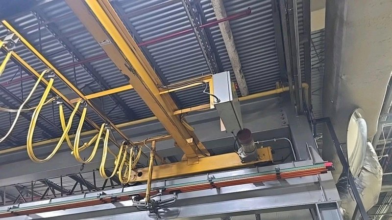 3 TON X 20&#039; OSBORN SINGLE GIRDER CRANE W/ DETROIT HOIST: YOBRO #24536