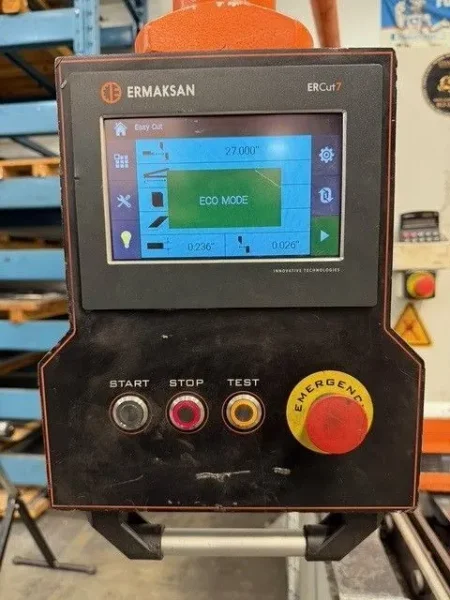 ERMAKSAN 10’ x ¼” Hydraulic Plate Squiring Shear 2018’ # 7619