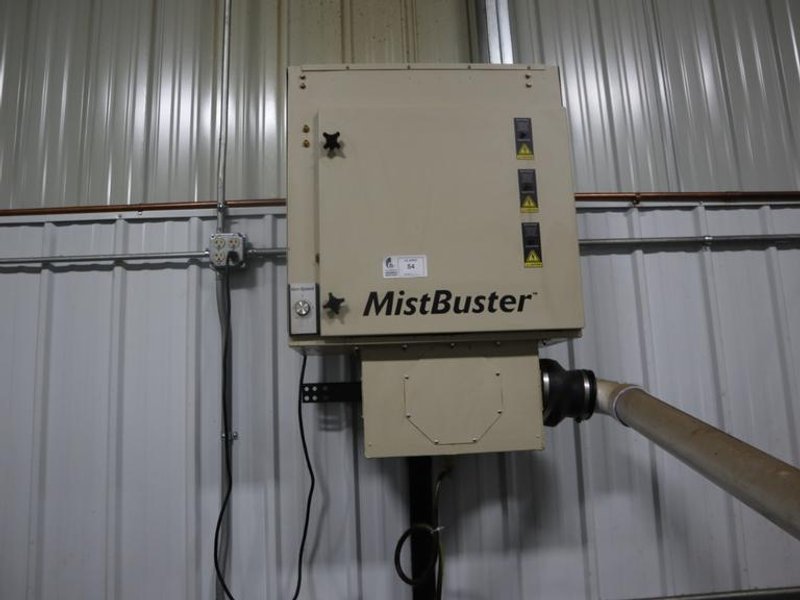 MistBuster Mist Collector on  Adjustable Height Stand, Single Phase- Auction Item