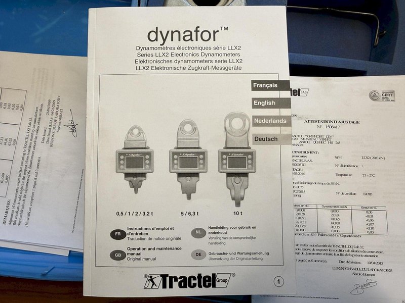 DYNAFOR MODEL LLX2  FORCE GAUGE WITH WIRELESS DIGITAL DISPLAY: YOBRO #25185
