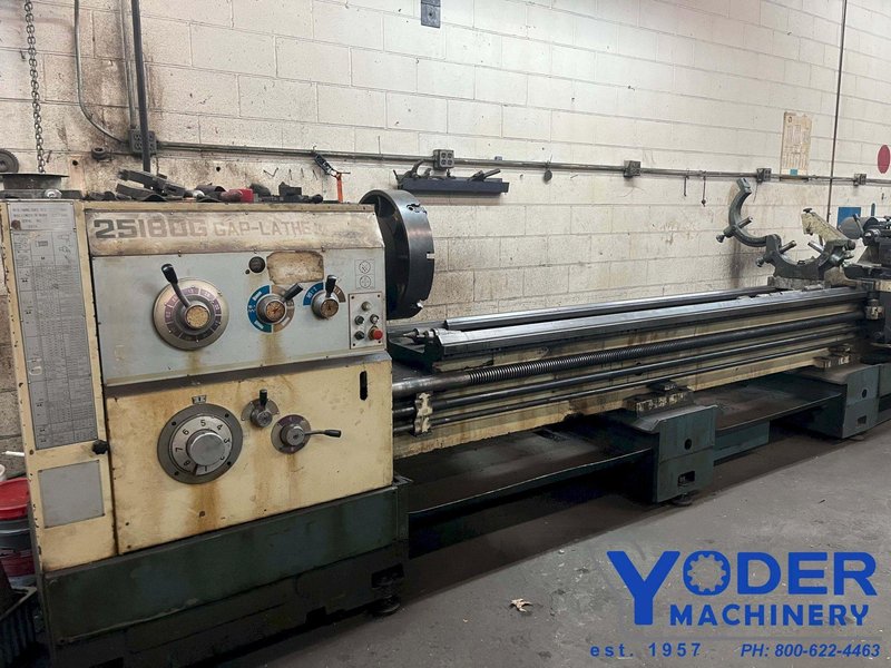 25&quot; X 180&quot; JIN LING MODEL 25180G GAP BED ENGINE LATHE: STOCK #77770