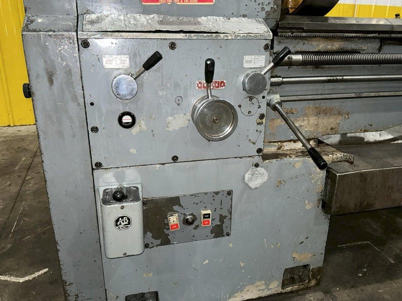 20"/27" X 80" SIRCO MODEL #PA-20 GAP BED ENGINE LATHE 2-1/8" HOLE : YOBRO #25910