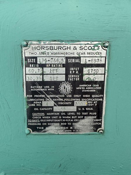 80,000 LB X 84" YODER RECOILER. STOCK # 0851123