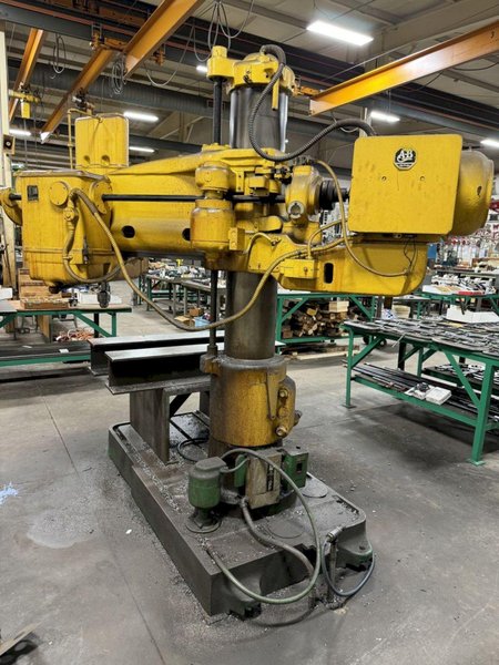 3&#039; X 11&quot; CARLTON RADIAL ARM DRILL. STOCK # 1113924.