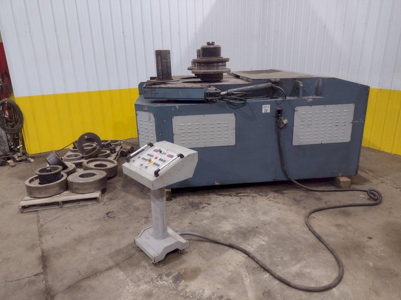 6" X 6" X 3/4" DURMA MODEL #PBH240 HYDRAULIC ANGLE BENDING ROLL, NEW 2009: STOCK #16892