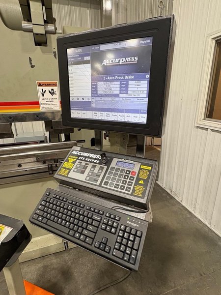 250 Ton x 12′ Accurpress 725012 CNC Press Brake, 2017