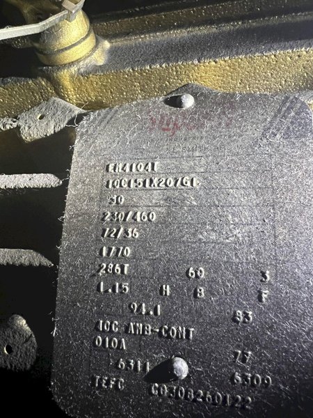 500 GALLON X 30 HP HIGH PRESSURE SYSTEMS (HPS) MAGNUM SERIES  MODEL #80-500 TDV COOLANT SYSTEM: STOCK #16756