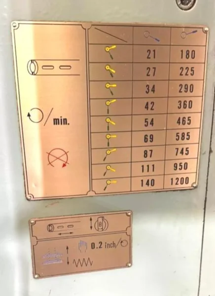 4" NOMURA MODEL #B-100WP TABLE TYPE HORIZONTAL BORING MILL: YOBRO #25193