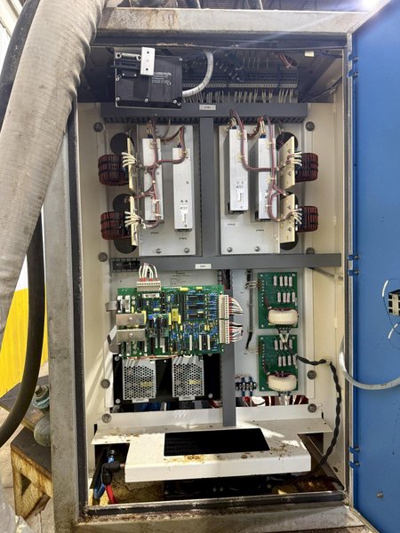 150 KW THERMATOOL MODEL #CF14-1506460 SOLID STATE HF WELDER SYSTEM, THERMAVIEW CONTROLS: YOBRO #24318