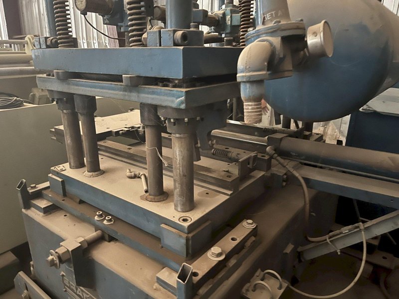 16 STAND X 3" BRADBURY ROLLFORMER, TOOLED FOR 24" WIDE RIBBED &amp; FLAT GARAGE DOOR PANELS: STOCK #22680