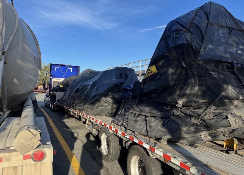 CAT TRACK PIN &amp; BUSHINGS PRESS WITH ELECTRIC IMPACT WRENCH, WINCH &amp; CONVEYOR: YOBRO #24866