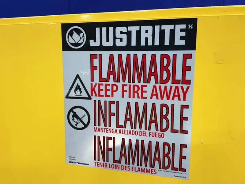 JUSTRITE 110 GAL FLAMMABLE STORAGE CABINET