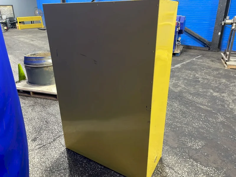 EAGLE MANUFACTURING CO. 45 GAL / 43”X18”X65” FLAMMABLE CABINET  -  1945