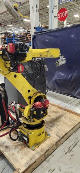 FANUC ARCMATE 120IB ROBOT WITH R-J3IB CONTROLLER AND ENERCON PLASMA TREATMENT