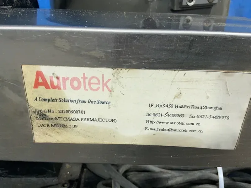 AUROTEK 1.5 KW MASA PERMAJECTOR INJECTION MOLD MACHINE  -  MT