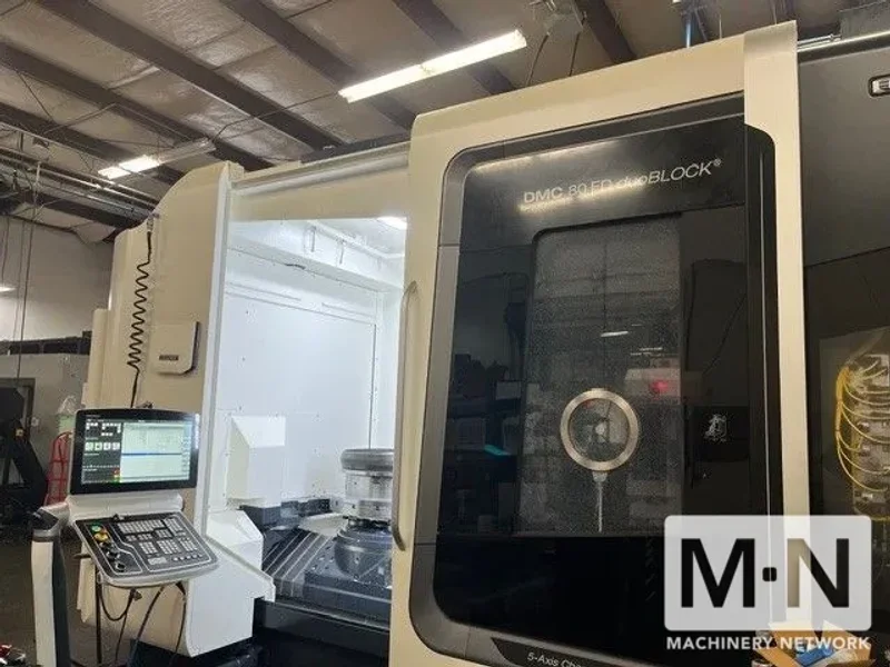 DMG Mori DMC 80FD duoBLOCK CNC Horizontal Machining Center, 2023 (138 Cut Hours)