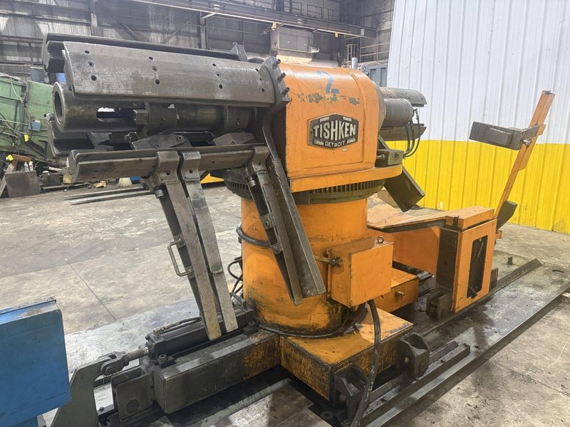 15,000 LB X 16" TISHKEN MODEL #HR-160 DOUBLE END REEL &amp; CAR: YOBRO #25253