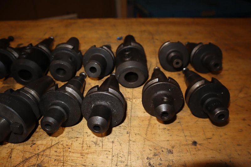 Assorted BT40 Toolholders - Mainly Endmill Holders (15)- Auction Item