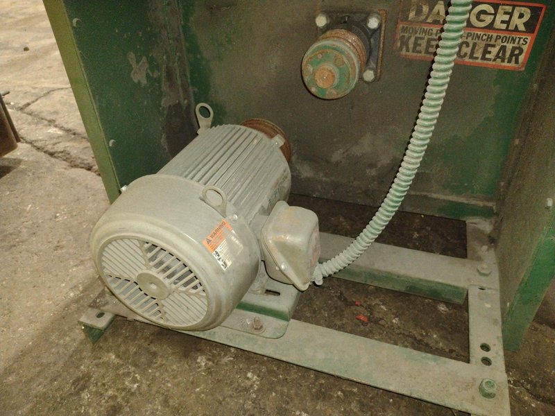 5.2 CU FT WALKER PEENIMPAC MODEL #S-5.2 ROTARY BASKET SHOT BLAST MACHINE: STOCK 17426