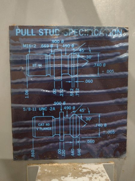 FADAL MODEL #VMC3016 VERTICAL CNC MACHINING CENTER: STOCK #23059