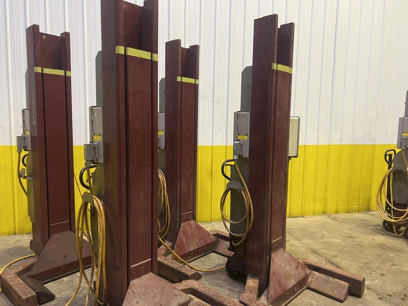 (4) 16,000 LBS ADVANTAGE MODEL ALS-1-16 HEAVY DUTY MOBILE COLUMN LIFT JACKS: STOCK #18359