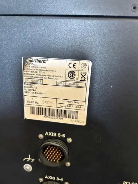 USED KOIKE ARONSON 8' X 20' 130 AMP HIGH DEFINITION CNC PLASMA CUTTER MODEL PLP-2500, Year: 2012