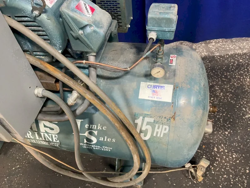 CURTIS 15 HP AIR COMPRESSOR  -  CV89D123S3N