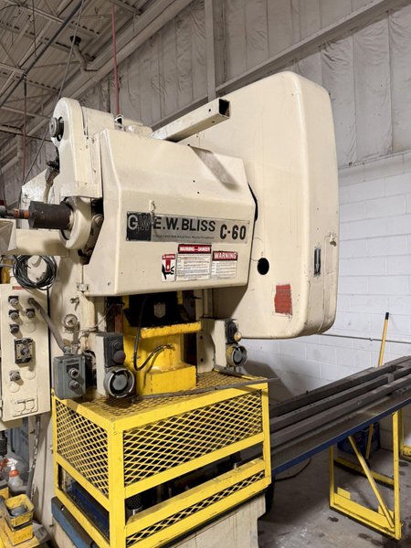 60 TON E-W BLISS C-60 OBI PRESS. STOCK # 0770926