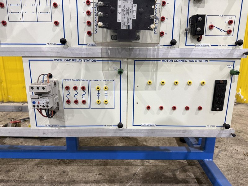 AMATROL MODEL #85-MT5 MOTOR CONTROL SYSTEM TRAINING &amp; TESTING STAND: YOBRO #24916
