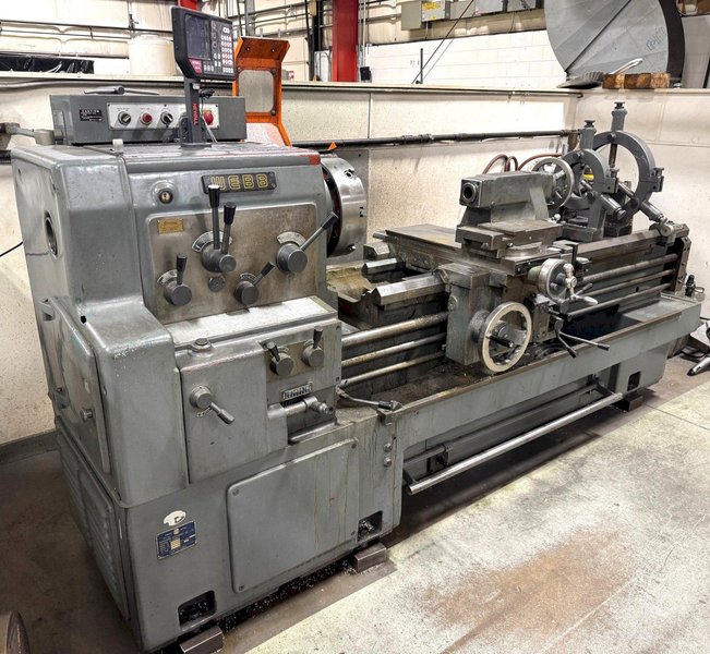 20&quot;/29&quot; x 60 Webb Gap Bed Lathe, 28-1350 RPM, Inch/mm, 3&quot; Hole, S.R., 10 HP