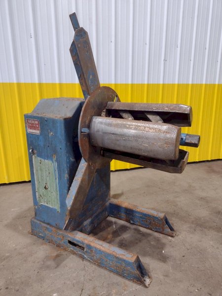 2500 LB X 20&quot; AMERICAN MODEL #60 MOTORIZED COIL REEL UNCOILER: STOCK #19260
