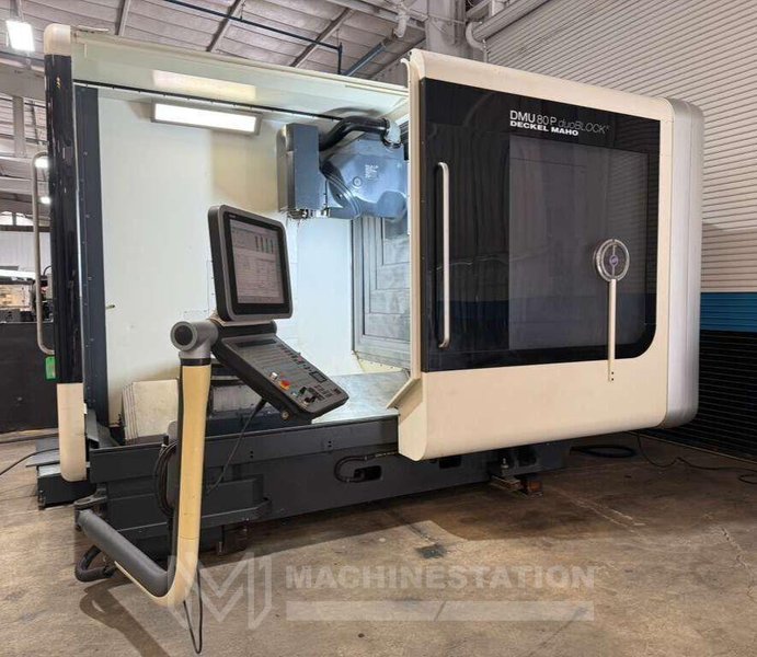 DMG DMU 80P duoBLOCK 5 Axis CNC Universal Machining Center – 18,000 RPM Mill