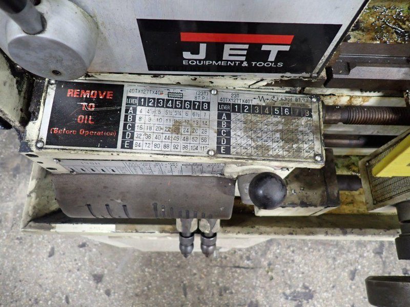 JET 14" X 48" LATHE  -  GHB-1340