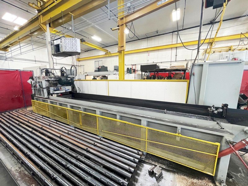 4’ x 26’ multi spindle CNC Gantry Drilling Machine