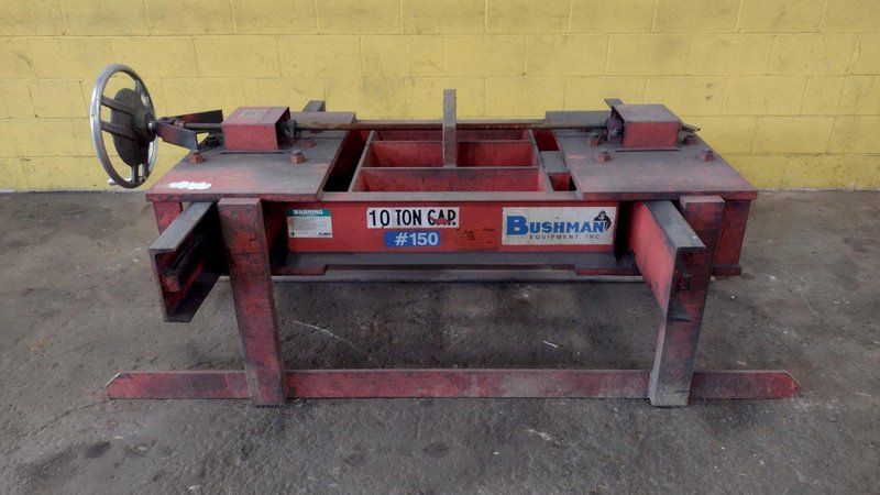 10 TON X 84" X 31" TO 80" BUSHMAN TELESCOPING SHEET LIFTER